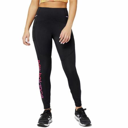 Sport leggings til kvinder New Balance Impact Run AT Heat Tight Dame Sort S