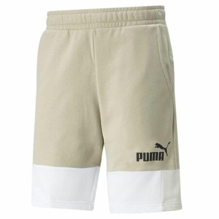 Sport shorts til mænd Puma Essential+ Block Beige Mænd L