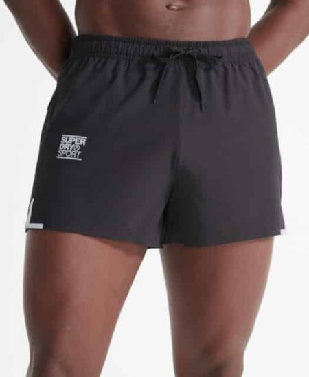 SuperDry Sport - Run Lightweight Shorts - Black XS