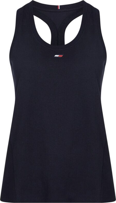 Tommy Hilfiger Sport Organic Cotton Træningstop Damer Tøj Blå Xs