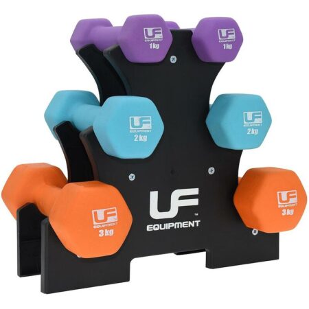 UFE - Urban Fitness 12Kg Dumbbell Tree Set - Multi
