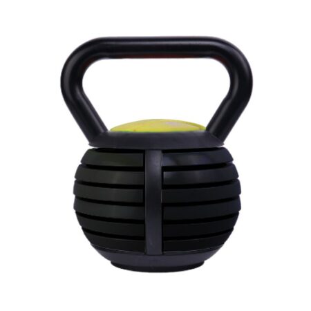 UFE - Urban Fitness Adjustable Kettlebell - Max Weight 18kg/40lb Black/Green - Black/Green