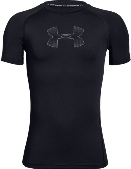 Under Armour HeatGear Short Sleeve Træningstrøje, Black XS