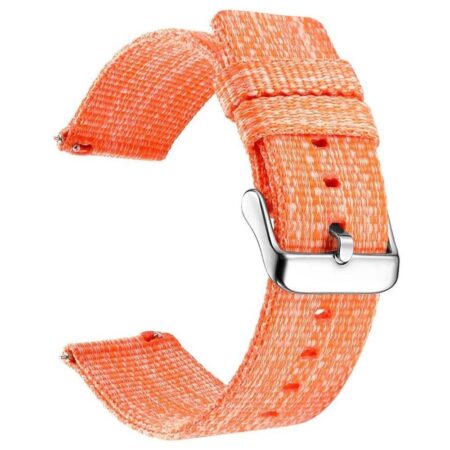 Universal 14mm Nylon Smartwatch Rem - Orange