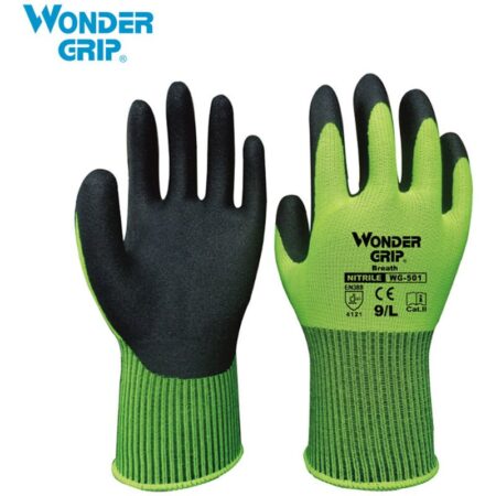 Universal Work Gloves with 13-Gauge Nylon Liner & Nitrile Foaming Coating Abrasion-proof Gardening Gloves - Wonder Grip