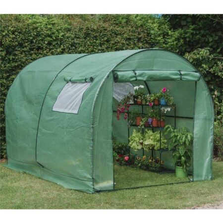 Walk In Polytunnel Replacement Reinforced Cover PE Greenhouse - Gardman