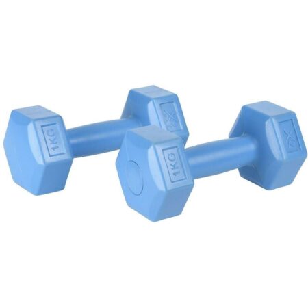 Xq Max - Blue 1kg Dumbbells Set Exercise Equipment Home Gym Weight Fitness Accessories - W002950 - Blue